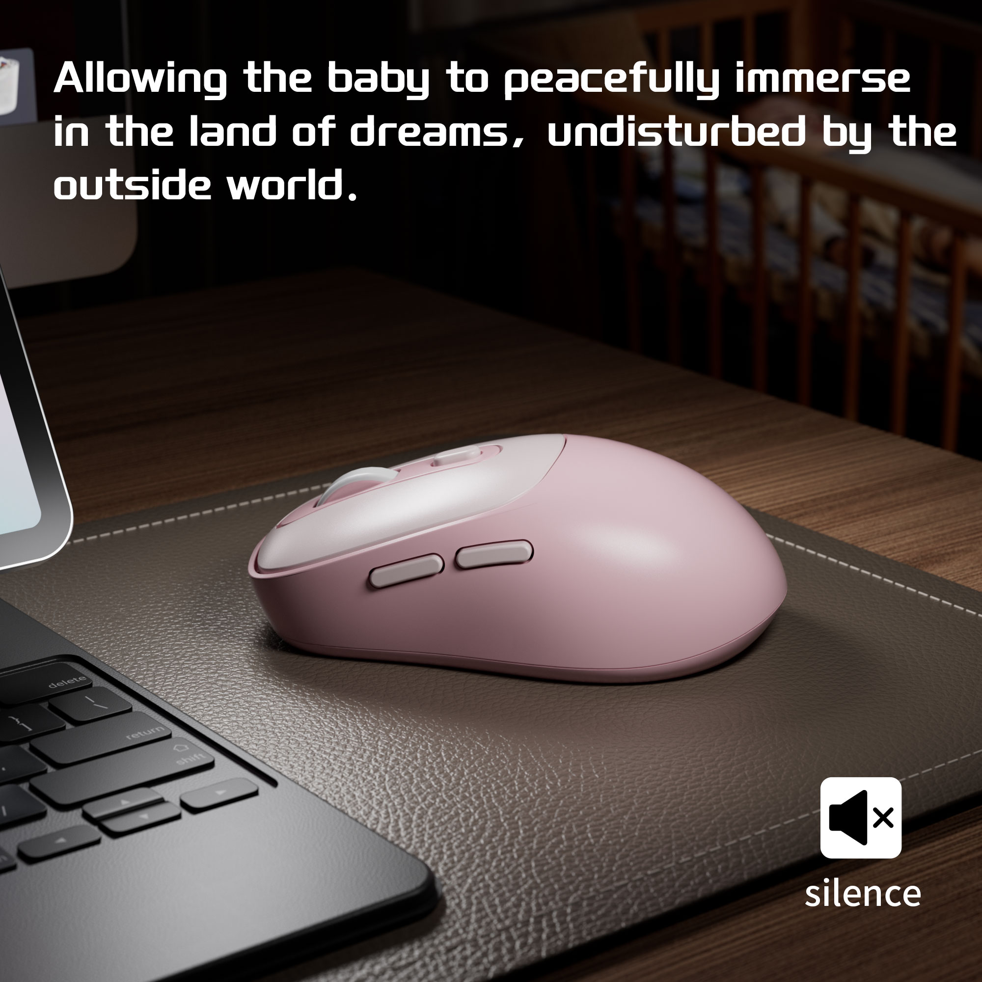 MageGee Wireless Mouse 2.4Ghz  - огляд і ціна Pc Gaming Pink