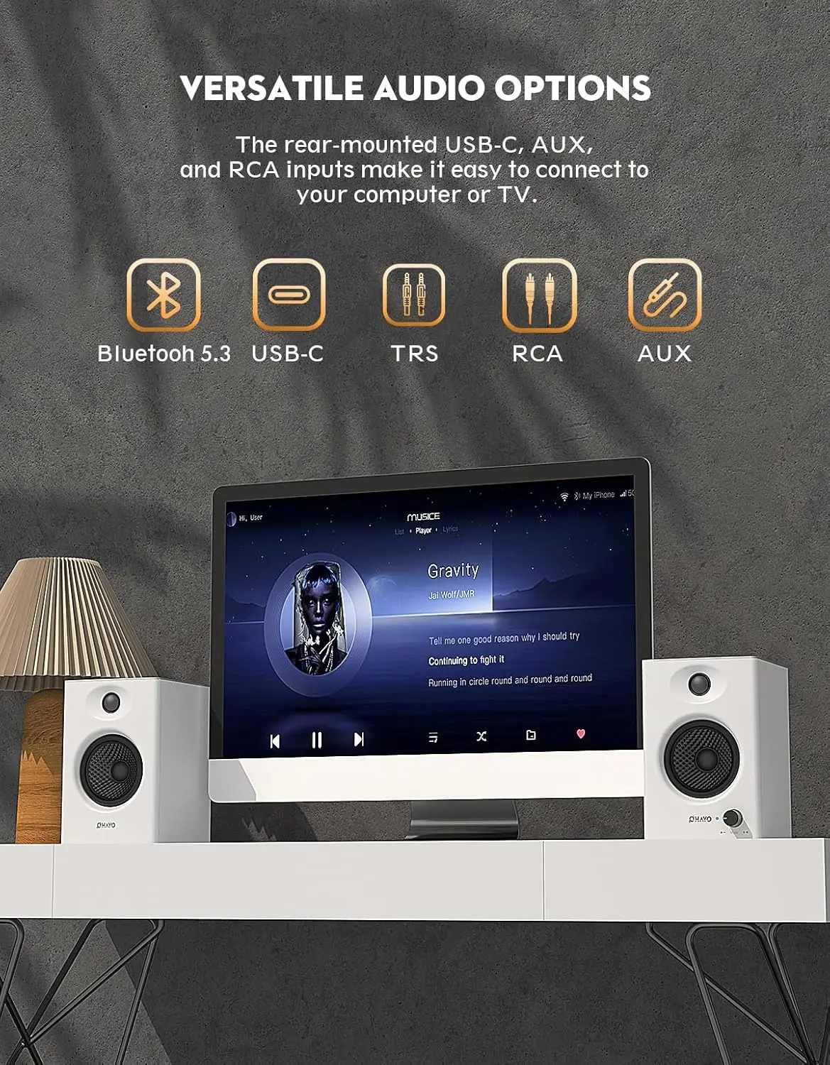 OHAYO 60W Computer Speakers fo - огляд і ціна Pc Gaming Fullset