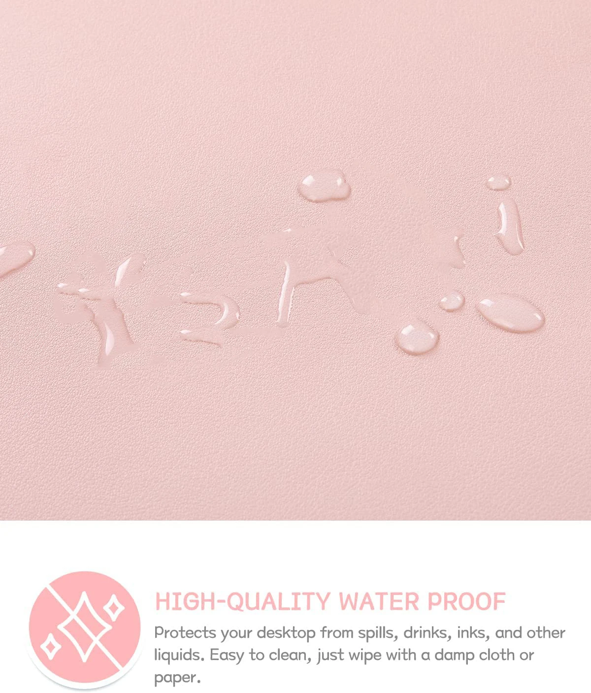 Desk Mat Waterproof PVC Mouse  - огляд і ціна Pc Gaming Pink